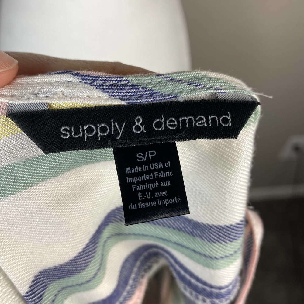 Supply & Demand Crawford Striped Top Size Small - Picture 8 of 9
